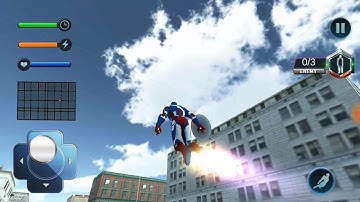 Flying Robot Captain Hero City Rescue Mission - 07 Complete