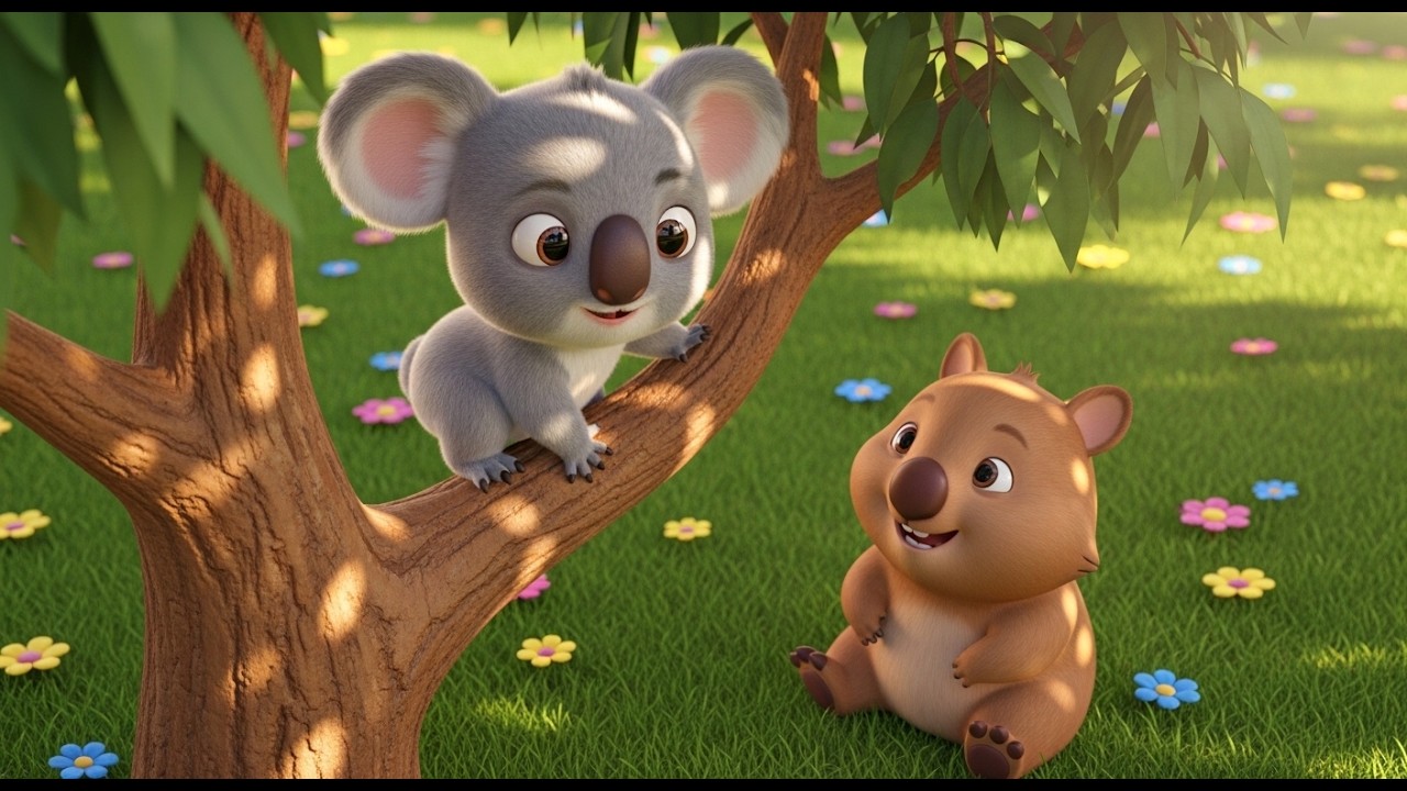 Baby Koala Climb Climb | Cute Animal Song | Preschool Sing Along