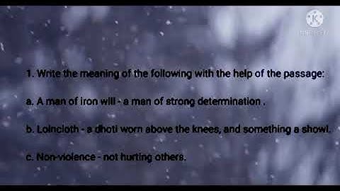 Std 4th  | English Balbharti | 8.A Great Leader | Question Answer