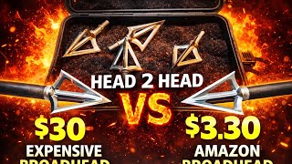 CHEAP AMAZON BROADHEAD VS G5 MONTEC