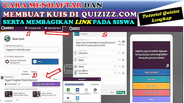 CARA MENDAFTAR DAN MEMBUAT KUIS DI QUIZIZZ COM SERTA MEMBAGIKAN LINK PADA SISWA