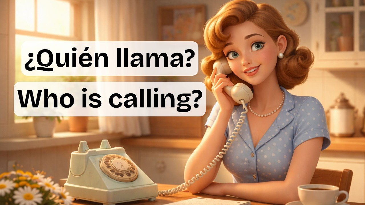 ☎️ Start Learning Beginner Phone Phrases (Beginner A1–A2) | Learn Basic  Spanish, English