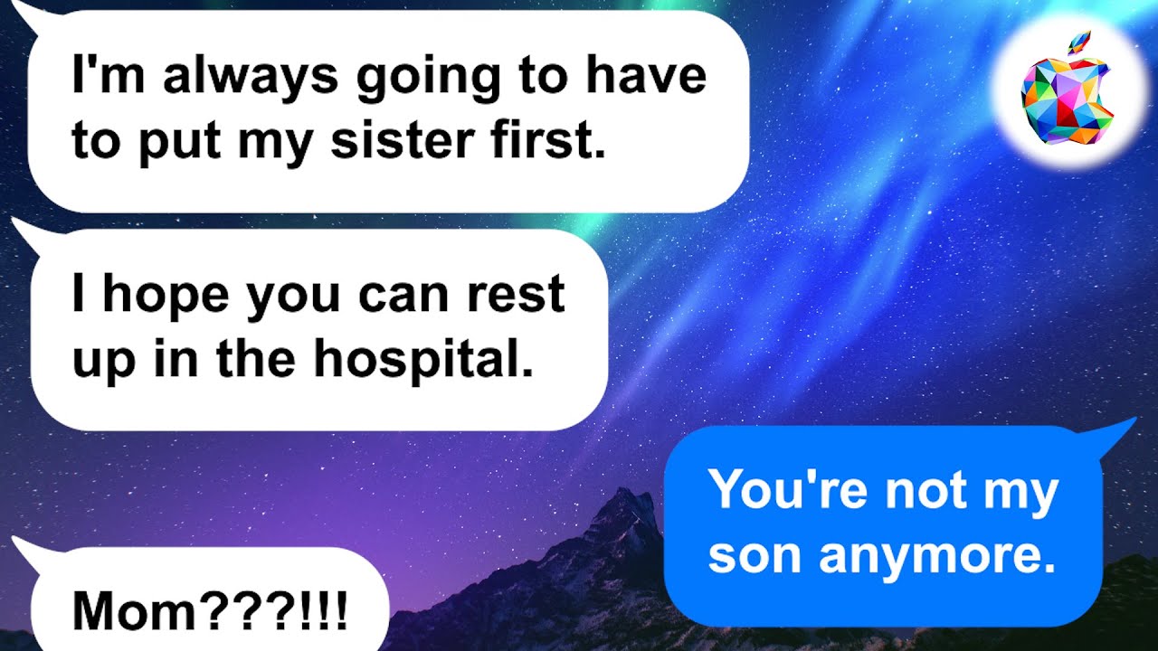 【Apple】My crazy husband left me in the hospital all alone to go take a trip with his sister