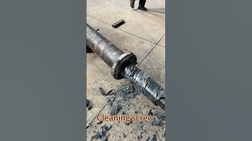 Screw maintenance Cleaning screw#screw #plasticmachine