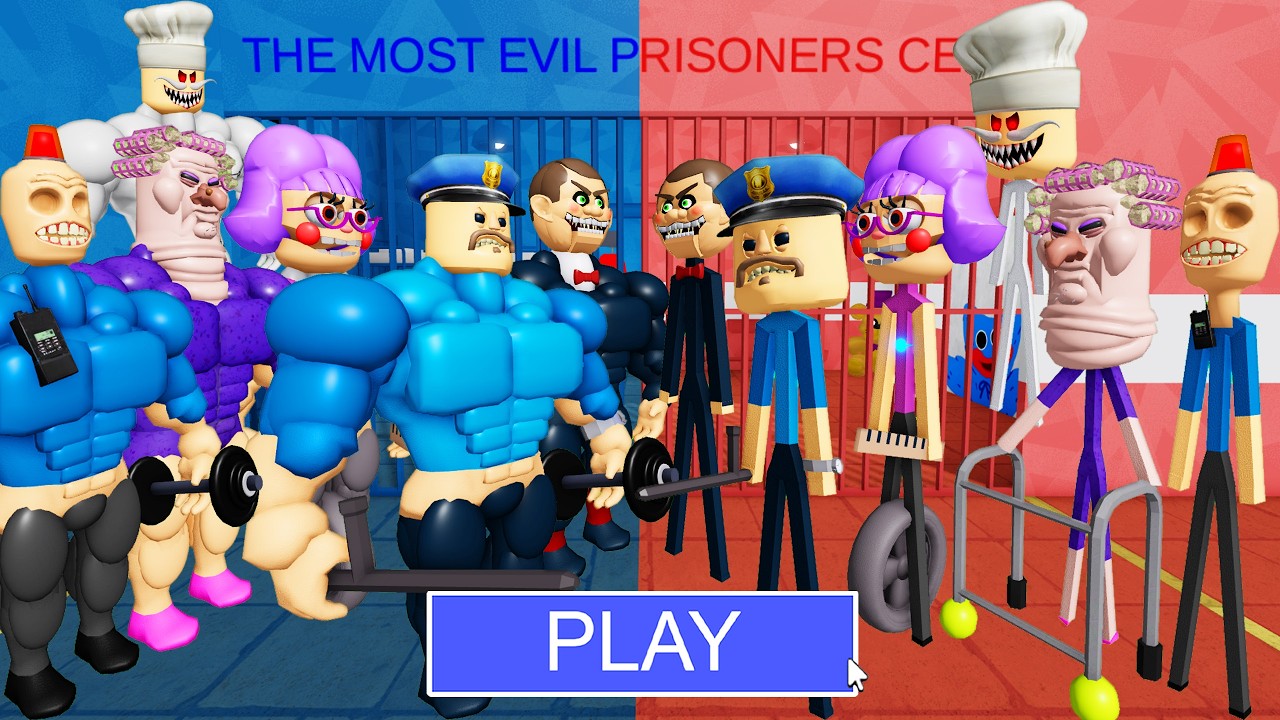 STRONG Bosses Vs WEAK Bosses! BARRY'S PRISON RUN! #roblox #obby