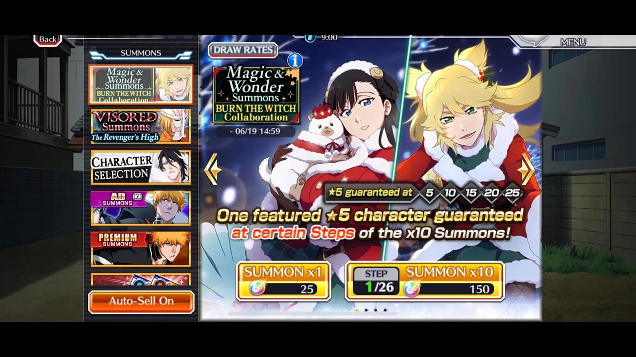 7 Steps For Christmas Ninny And Noel | Burn The Witch Banner | Bleach Brave Souls