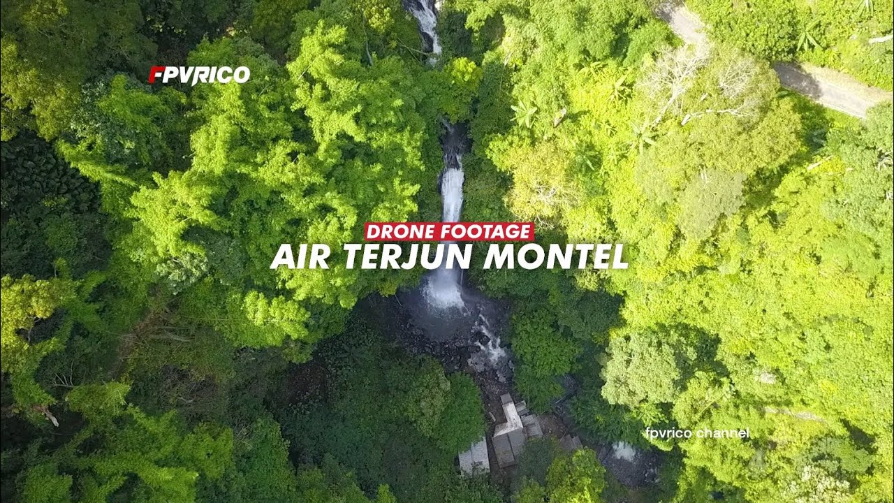 AIR TERJUN MONTEL COLO MURIA KUDUS VIDEO DRONE FOOTAGE