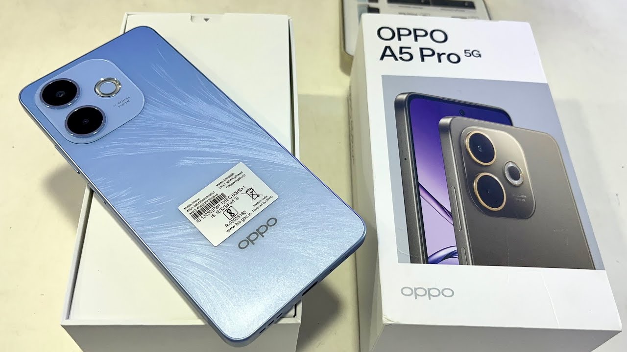 OPPO A5（BLUE） Oppo A5 Pro 5G Feather Blue Unboxing | Oppo A5 Pro 8/128