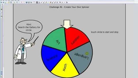 Smart Notebook Challenge 6:Create Your Own Spinner