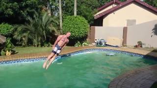Pool Salmon Dive by Poene