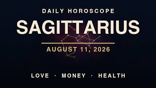 Daily Horoscope - Sagittarius - August 11, 2026