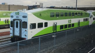 (Repainted Cab Car 248) GO Transit Willowbrook Yard (03/12/26)