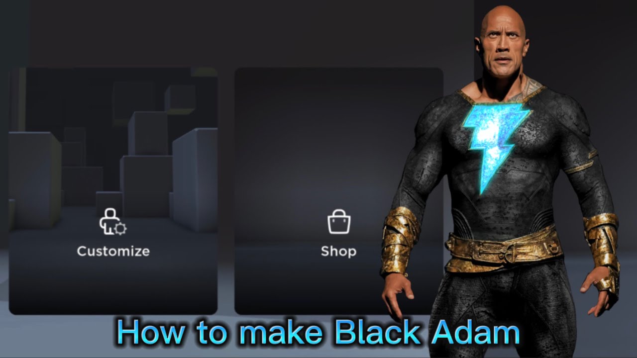 FREE ACCESSORIES! HOW TO GET Black Adam Bolt & T-Shirt! (ROBLOX Black Adam  ⚡ Experience) 