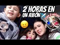 PRIMERA VEZ EN UN AVION CON 2 NIÑOS + ASI REACCIONARON ✈️ ⎪TIPS Y MAS