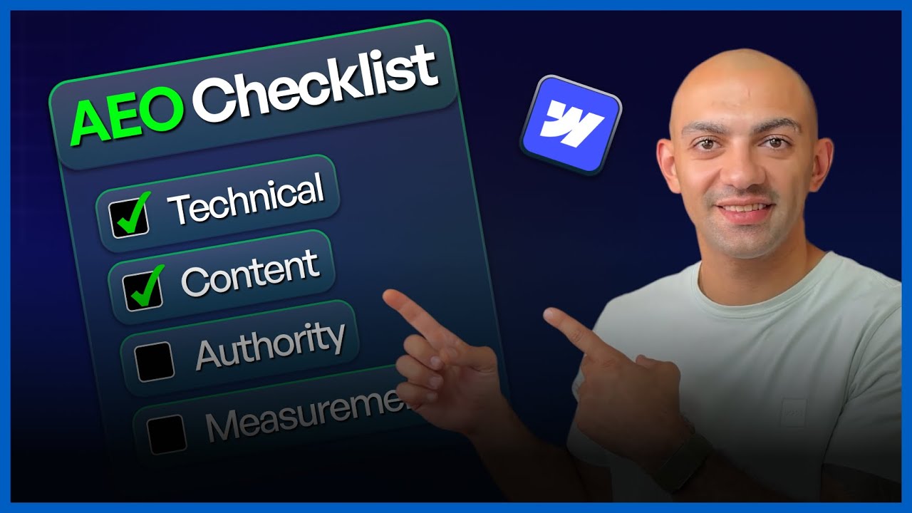 Webflow's AEO Checklist (Practical Steps to Rank in AI Search)