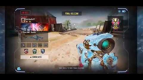 360 QUICK SCOPE TRICK SHOT CALL OF DUTY MOBILE FINAL KILL CAM