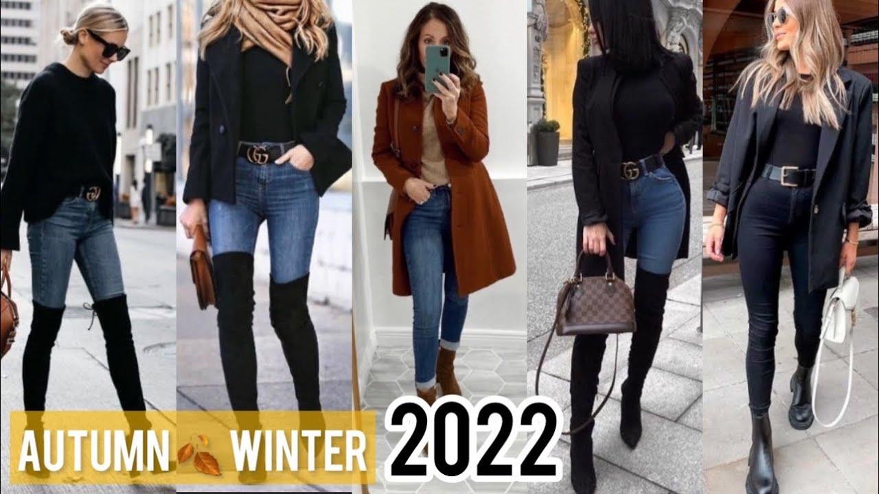 🍁TENDENCIAS DE MODA OTOÑO INVIERNO 2021/2022 NUEVAS IDEAS DE OUTFITS CON  BOTAS Y BOTINES 2021•2022 - YouTube