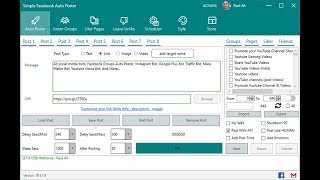 Best Facebook Groups Auto Posting Software | Post in Facebook Groups on 1 Click 100% Working screenshot 4
