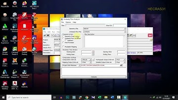 Tutorial HEC-RAS ~ Unsteady Flow Simulation 1D