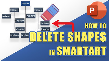 SOLVED: How to DELETE SHAPES in SmartArt (even when they won