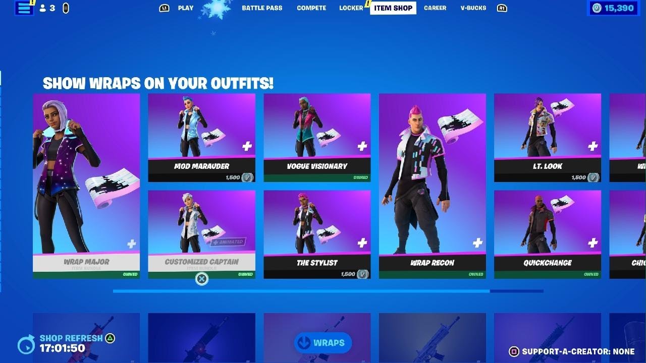 WRAP SKINS BACK IN THE SHOP!!! December 31th, 2022 - YouTube