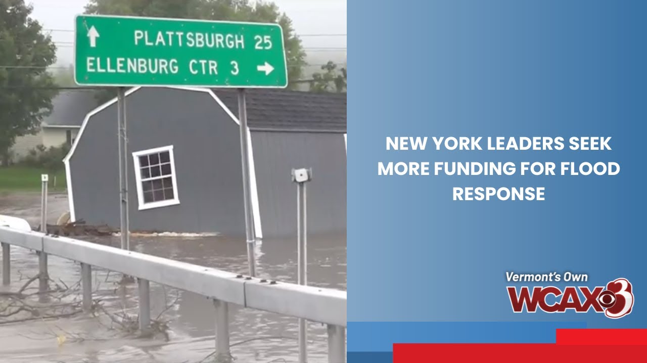 New York state leaders seek more funding for flood response - YouTube