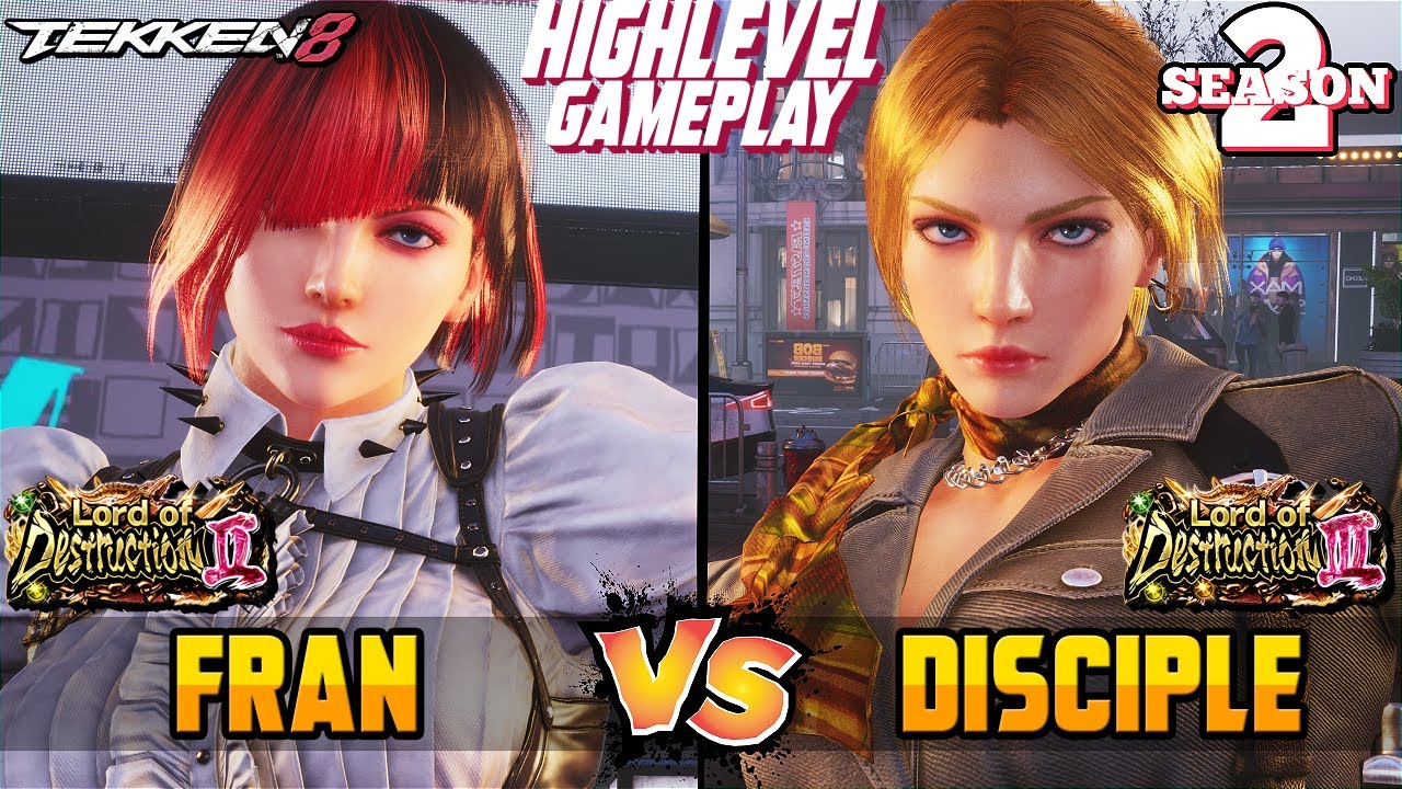 T8 – FRAN (Anna Williams) vs DISCIPLE (Nina William) – Tekken 8 High Level Gameplay