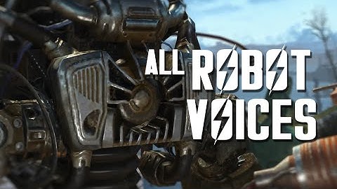 All Robot Voices at the Robot Workstation - Automatron for Fallout 4
