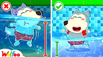 No No Play Safe! - Wolfoo Shows the Safety Rules in the Swimming Pool| Wolfoo Family Official