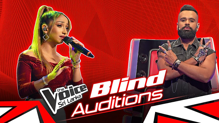 Sanuli Perera | I Will Never Love Again | Blind Auditions | The Voice Sri Lanka