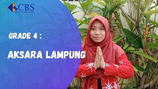 Mata Pelajaran Bahasa Lampung | Aksara Lampung Kelas 4 SD
