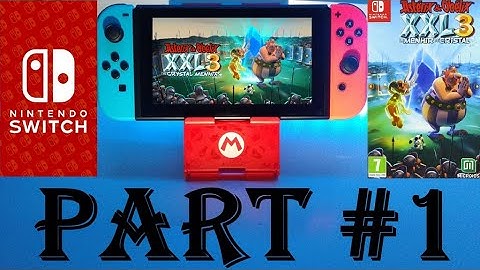 Asterix & Obelix XXL 3 - The Crystal Menhir - PART #1 / Nintendo Switch / Handheld Mode / Gameplay