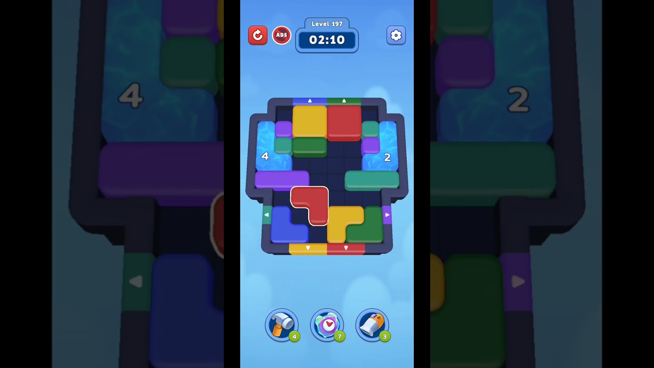 City Block Jam: Color Slide | LEVELS 195-200