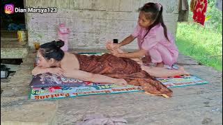 pegel banget kaki langsung pijat!!pijat kampung