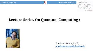 Lecture 9 Quantum Computation I