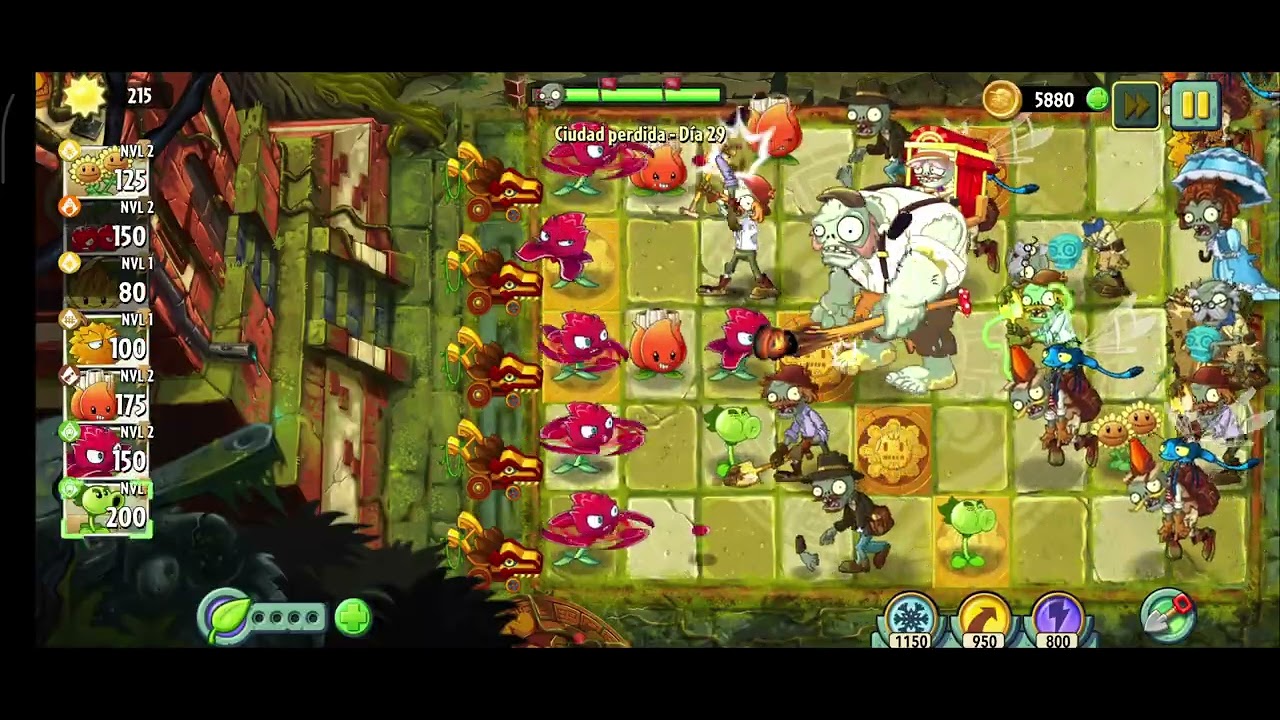 Plants vs. Zombies 2: It's About Time Gameplay 
