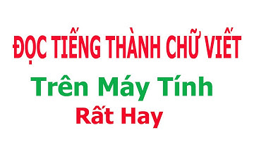 Đọc tiếng thành chữ viết trên máy tính - Google Docs