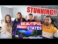 New Zealand Family Reacts to The Top 10 MOST BEAUTIFUL STATES IN AMERICA. We want to go so bad!!