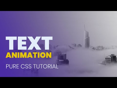 Awesome Text Animation using HTML and CSS | CSS Animation