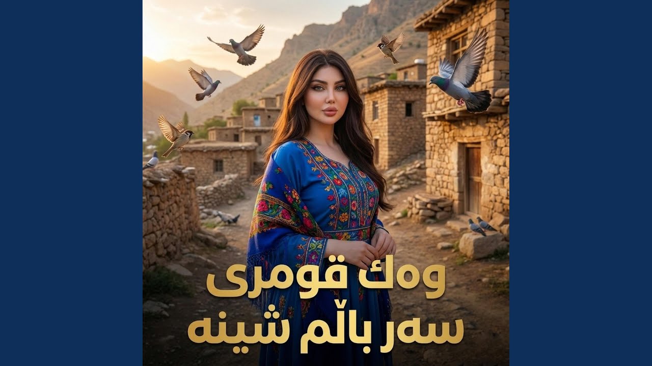 وەك قومری سەر باڵم شینە