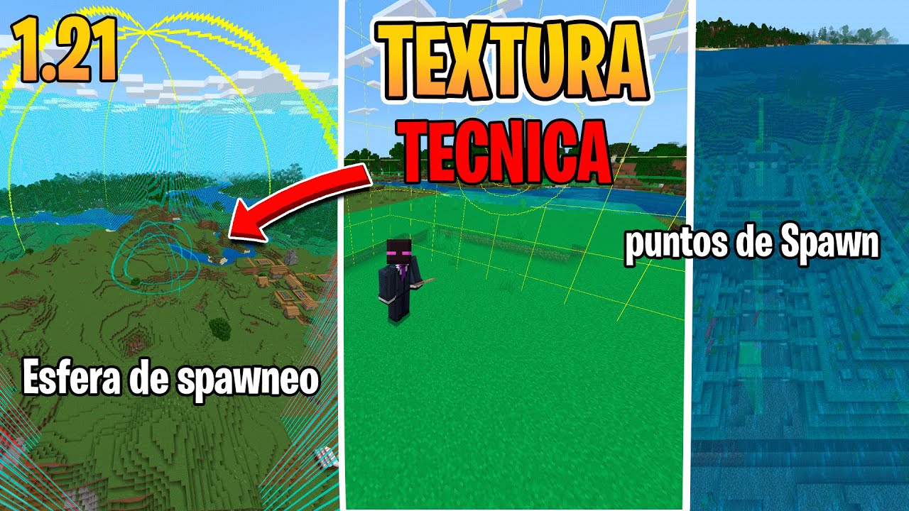 La MEJOR TEXTURA ÚTIL para Minecraft Bedrock TECNICO 1.21 - YouTube