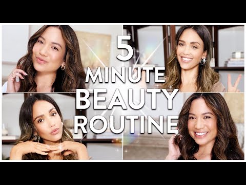 5 Minute Beauty Routine With Jessi Malay | Jessica Alba