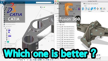 CATIA vs Fusion 360  | Which one is Better?