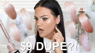 $9 COVER FX DROPS DUPE?! | Makeup Revolution Liquid Highlighters Swatches and Review!