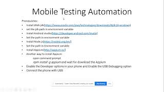 Mobile Automation with UiPath