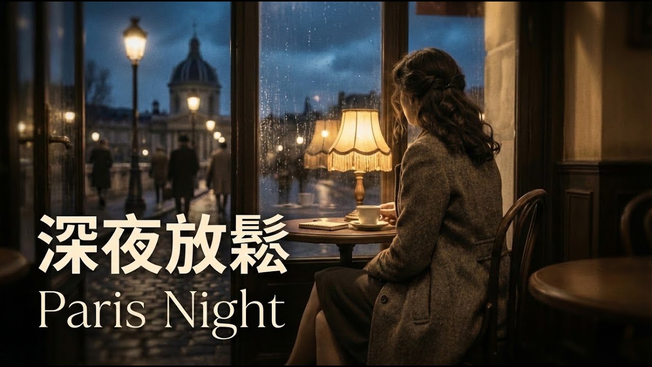 深夜放鬆｜巴黎夜晚風格歌曲｜70 分鐘陪伴音樂