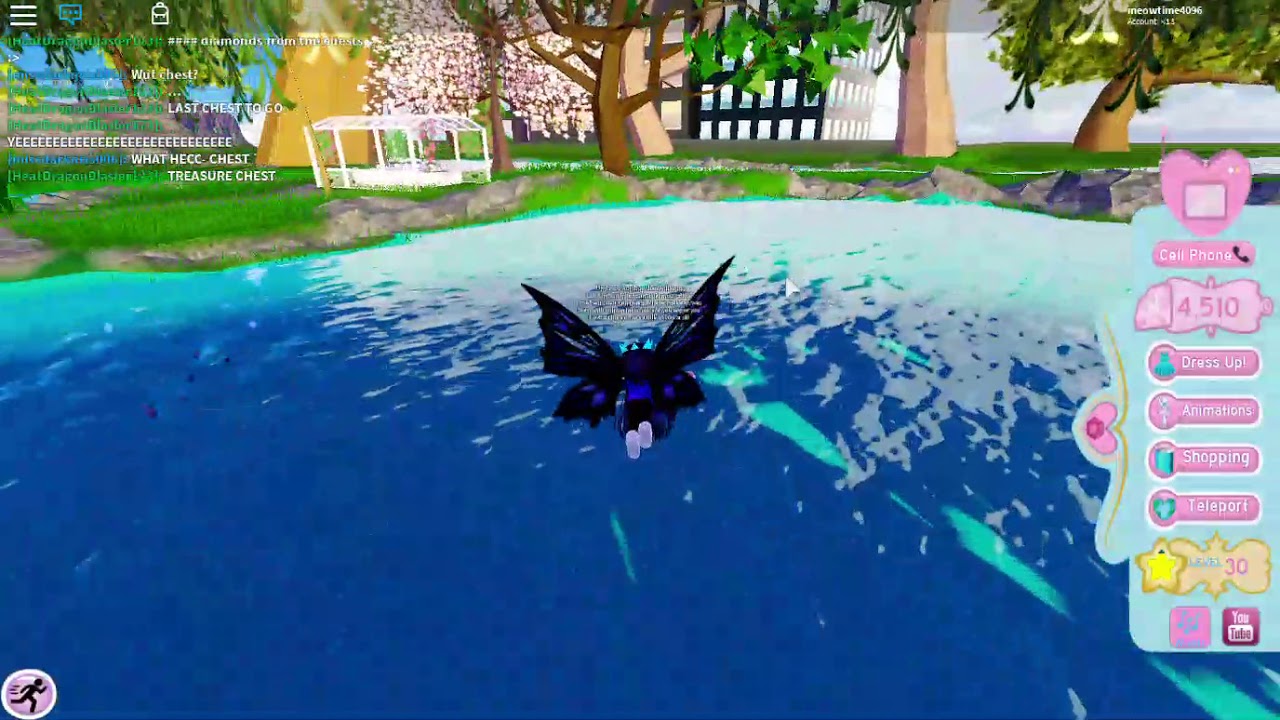 My exploration of the park in royale high