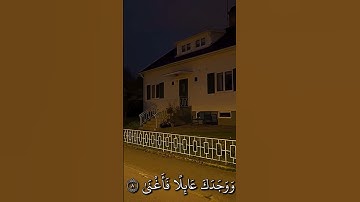 سورة (الضحي) ولسوف يعطيك ربك فترضي القارئ ريان المحيسني