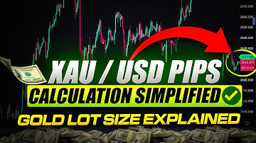 Hindi : XAU / USD Gold - Calculate pips & Lot size in Gold
