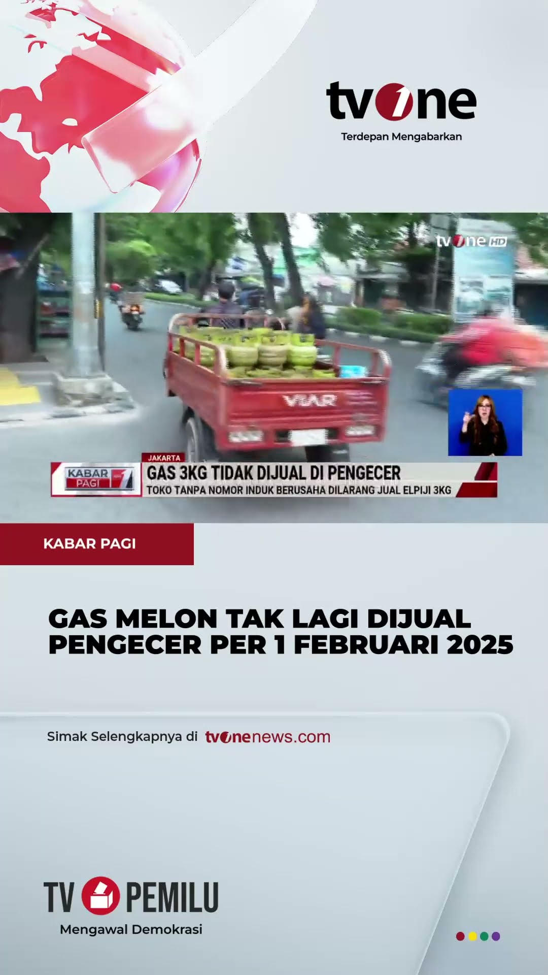 Mulai 1 Februari, Gas Subsidi Dilarang Dijual di Pengecer | tvOne